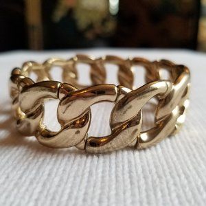 Modern Gold Link Chain Bracelet